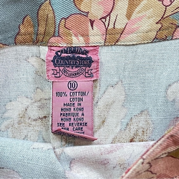 Cambridge Country Store Pansy Big Print Denim Blue longline Maxi Pencil Skirt - Picture 4 of 12